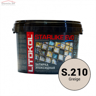 Фуга для плитки Litokol Starlike Evo S.210 Greige (5 кг)
